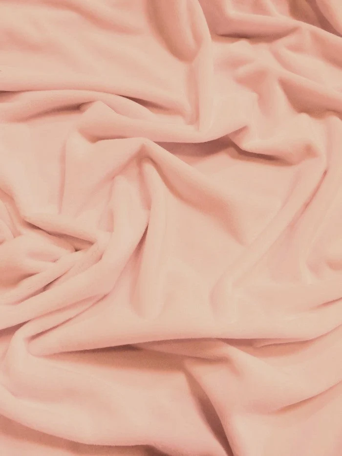 Coral Minky Solid Baby Soft Fabric