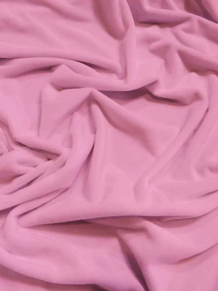 Dark Rose Minky Solid Baby Soft Fabric