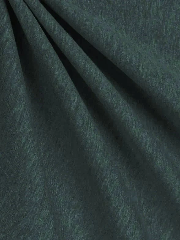 Heather Charcoal Heavy Interlock Poly Cotton Fabric.