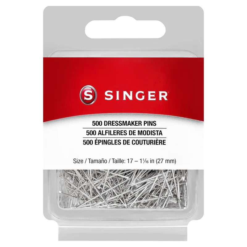 SINGER® 500 Dressmaker Pins - Size 17, 1-1/16"