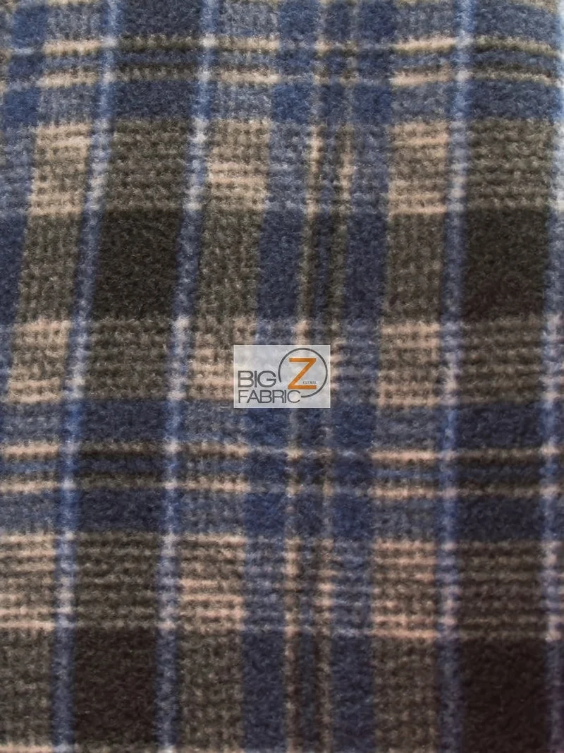 Scott Checkered Fleece Fabric