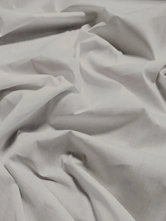 Poly Cotton Solid Fabric 58"/60" Width / Gray / Sold By The Yard
