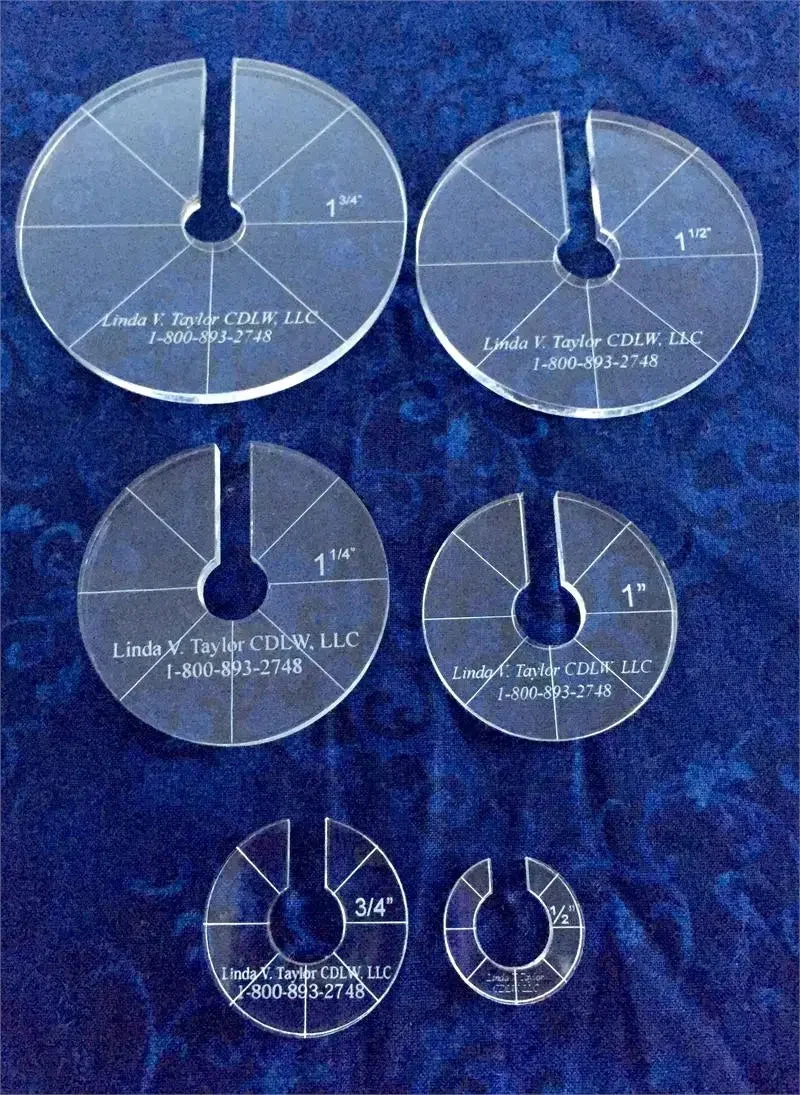 Crosshatch Circle Quilt Template Set