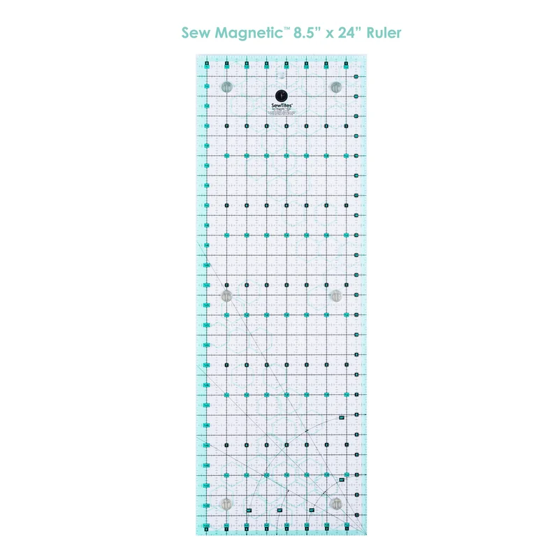 Sew Magnetic 8.5" x 24" Ruler by SewTites