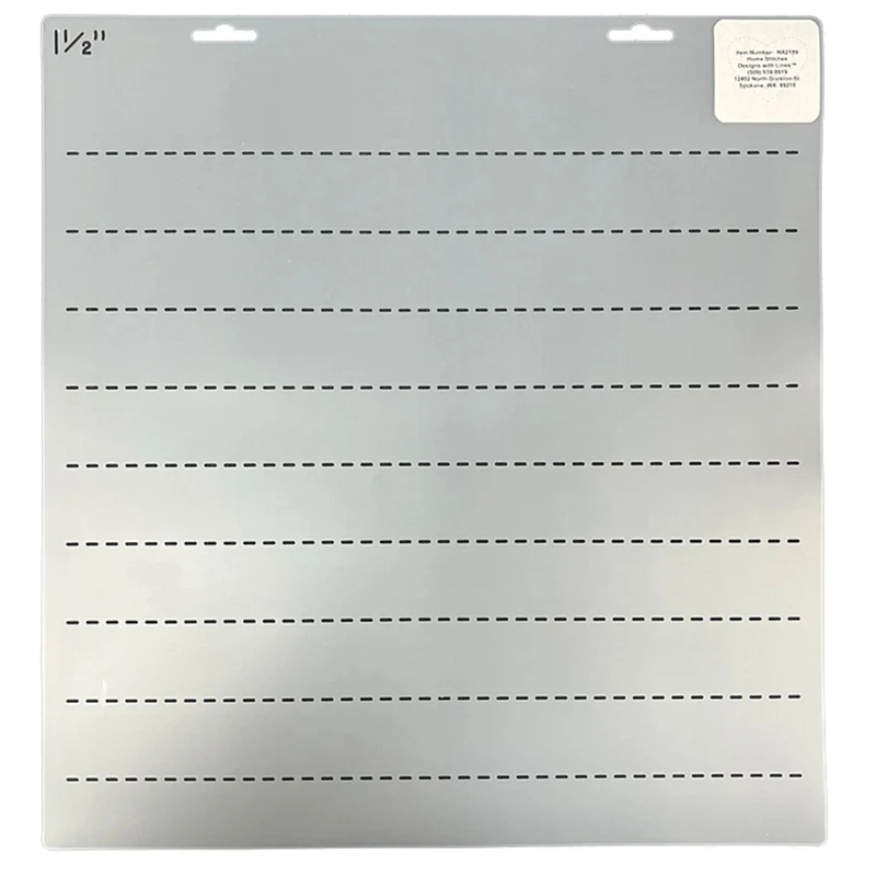 1 1/2" Straight Lines 14" Quilt Stencil