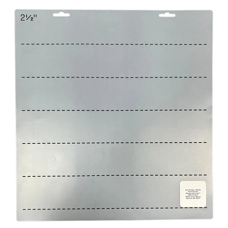 2 1/2" Straight Lines 14" Quilt Stencil