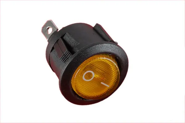 Interruttore unipolare luminoso giallo 820pe00 Universale