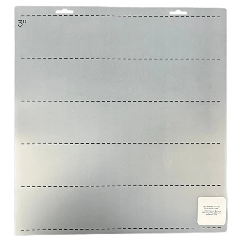 3" Straight Lines 14" Quilt Stencil