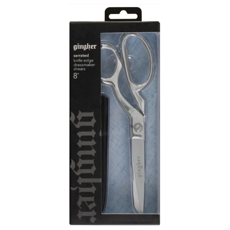 Gingher 8in Serrated/Knife Edge Dressmakers Shears