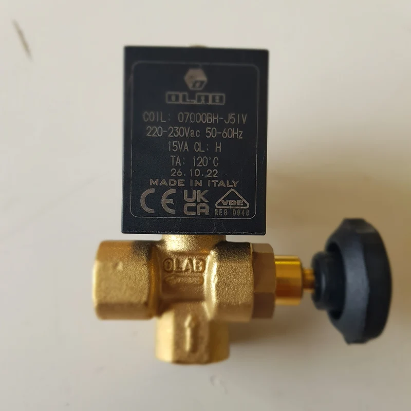 Elettrovalvola Vapore a Regolazione 1/4" 230V Ø 2,8 mm – Ricambio generico Codice Q037