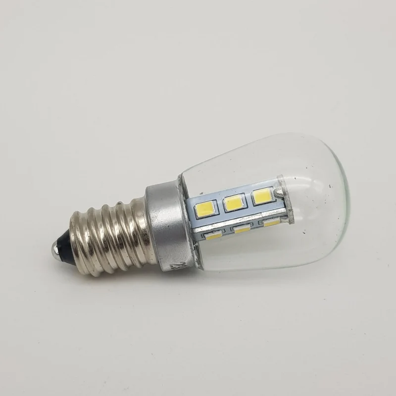 Lampadina piccola pera per frigo led e14 2w 230v Skl