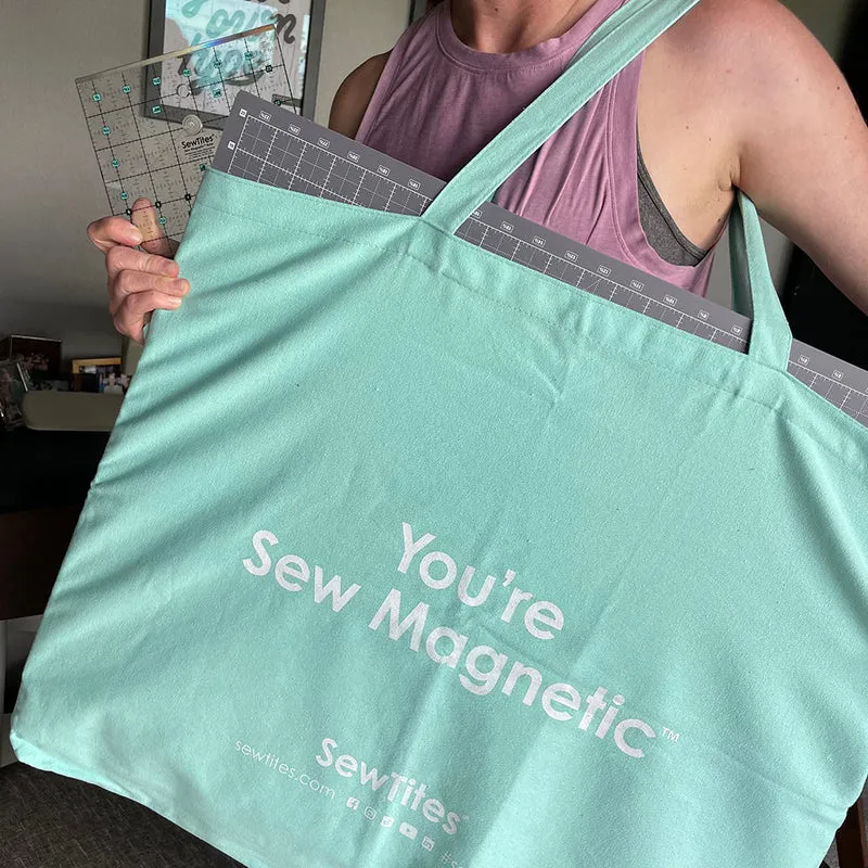 SewTites You're Sew Magnetic Cutting System Canvas Tote