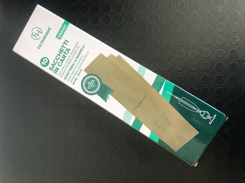 Confezione 6 sacchi filtro vk117 Folletto compatibili