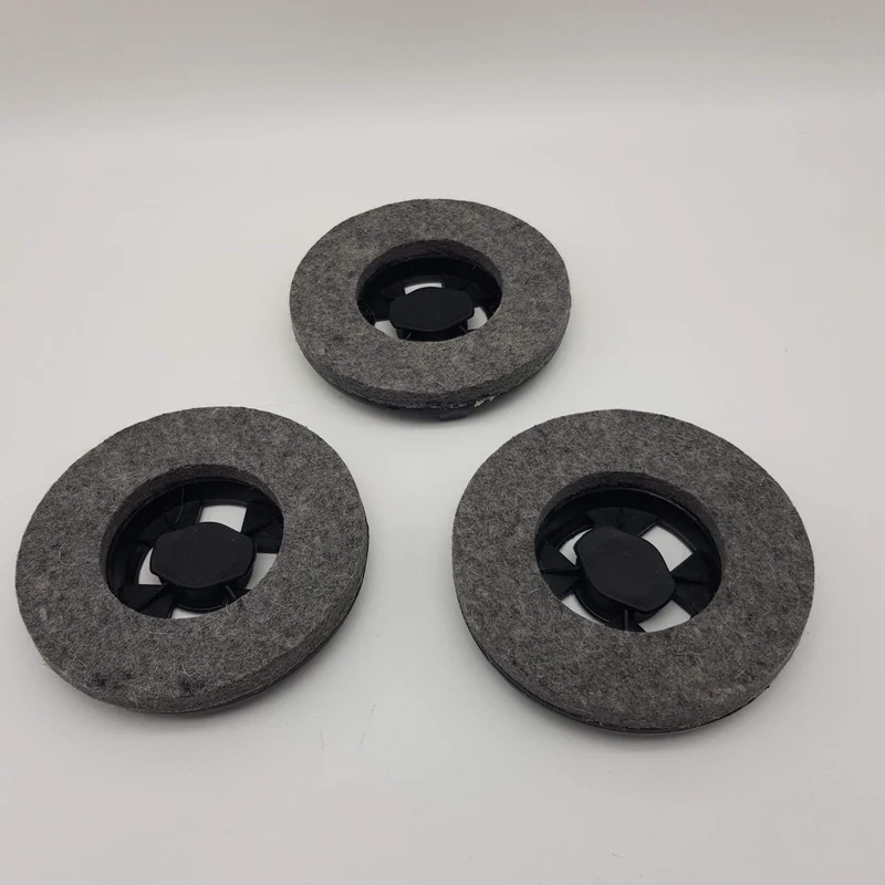 Kit 3 spazzola con feltro senza ganci per puleggia lucidatrice Micromic