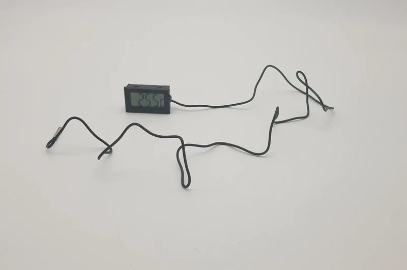 Termometro digitale con sonda -50°c a +70°c nero Skl