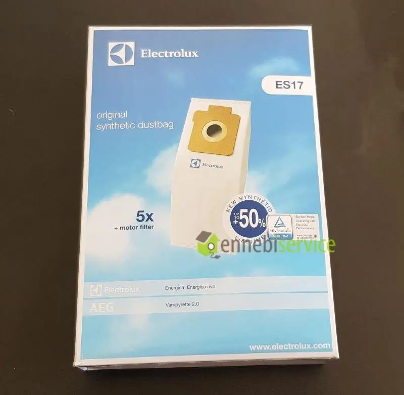 Sacchi per aspirapolvere Electrolux aeg energica es17
