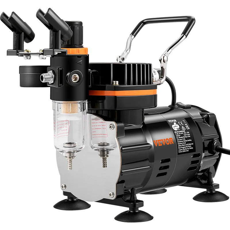 VEVOR Kit Profesional De Aerógrafo De Calidad Industrial Pro