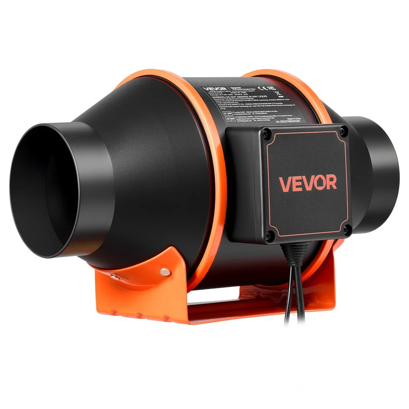 VEVOR Extractor De Ducto Con Filtro De Carbón 205CFM 4inch