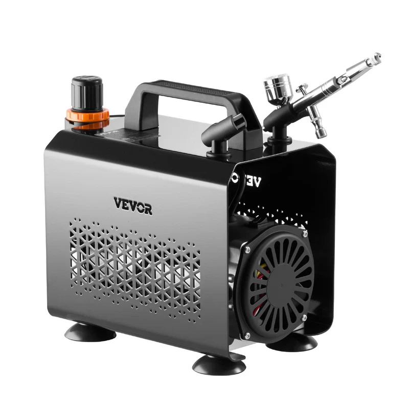 VEVOR Kit Profesional De Aerógrafo 6HP De Calidad Industrial