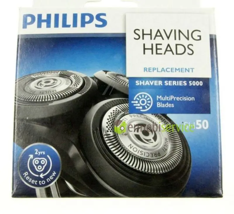 Confezione 3 testine per rasoio Philips sh50-50 serie 5000