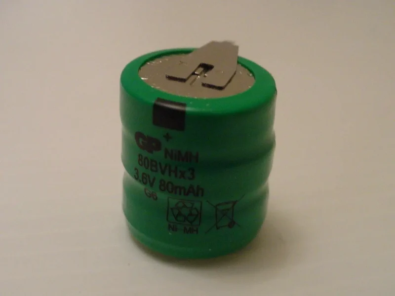 Accumulatore 3.6v 80mah gp80bvh3a2h Ennebiservice