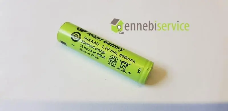 Accumulatore 1.24v-800mah ni-mh Ennebiservice