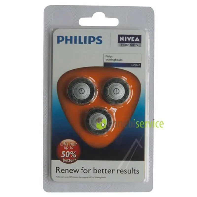 Confezione 3 testine per rasoio Philips hq167-50