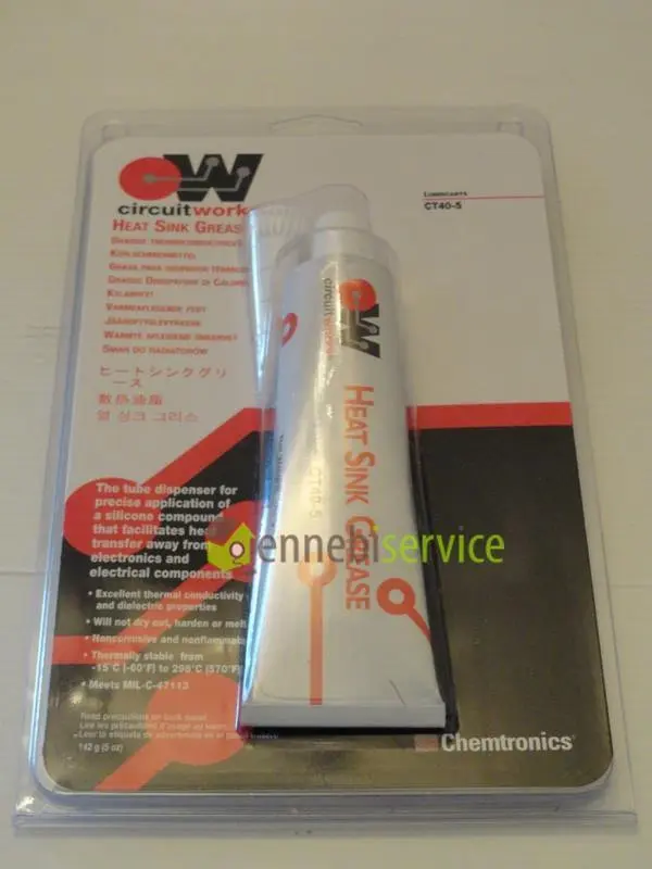 Pasta termoconduttiva da 142g chemtronic Ennebiservice