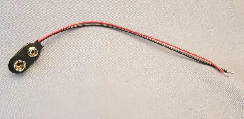 Connettore Batteria 9V con Attacco Snap-On – Universale per Progetti Elettronici e Riparazioni