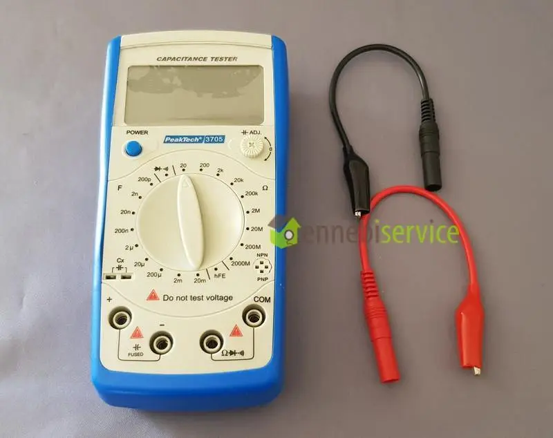 Capacimetro digitale p3705 peaktech Ennebiservice
