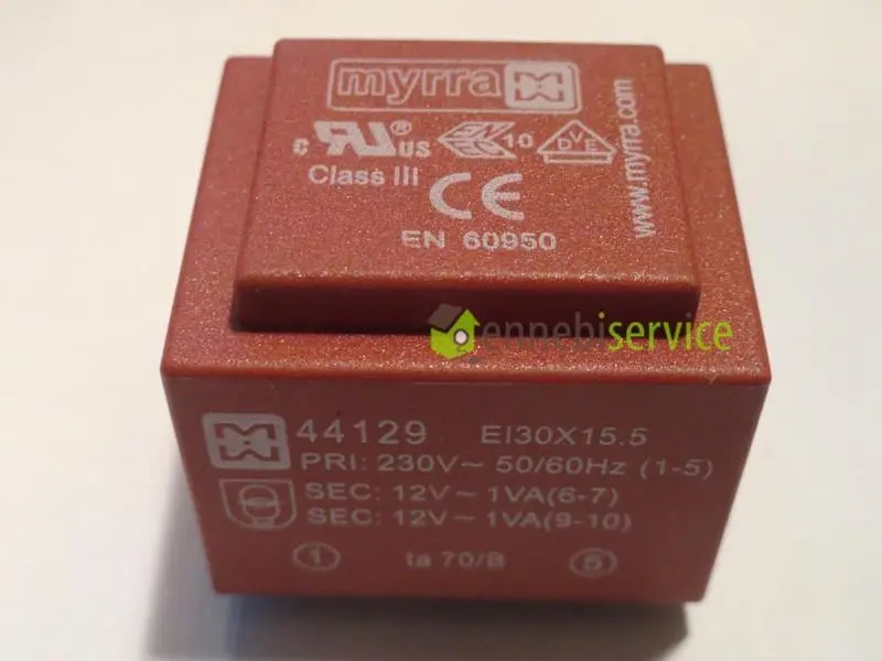 Trasformatore pcb 1.8va 2x12 Ennebiservice