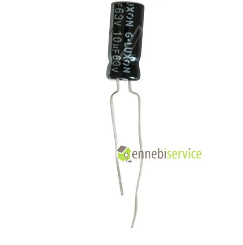 Condensatore radiale 10uf-63v cap el 10uf 63v 105° rohs Ennebiservice