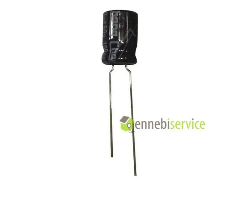 Condensatore radiale 100uf-50v cap el 100uf 50v m 105° rohs Ennebiservice