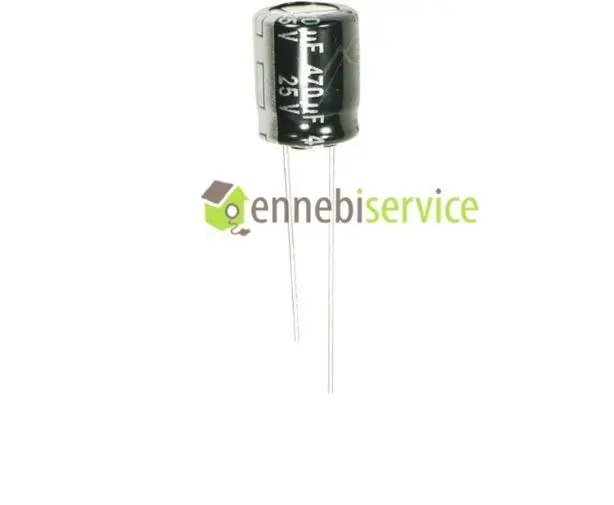 Condensatore radiale 470uf-25v 5mm rm 5mm Panasonic