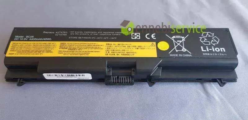 Pacco batteria pc 108369 10,8v-4400mah li-ion accum laptop lenovo Ennebiservice