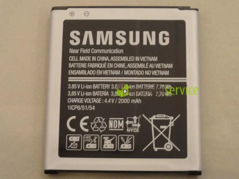 Batteria smartphone eb-bg360bbe,2000ma-h Samsung core prime sm-g360f sm-g361f