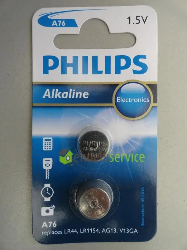 Pila lr44 1 5v blister 2 pile Philips