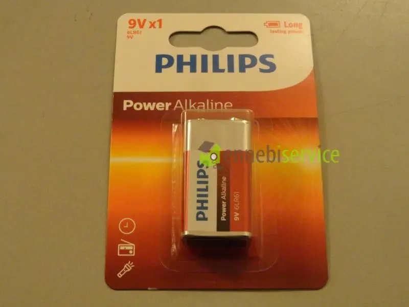 Pila 9v transistor plus Philips