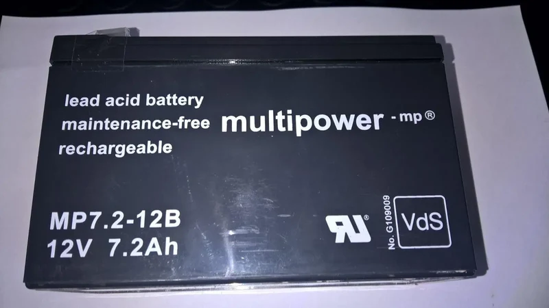 Accumulatore pacco batteria al piombo 12v7,2ah 7200mah Ennebiservice