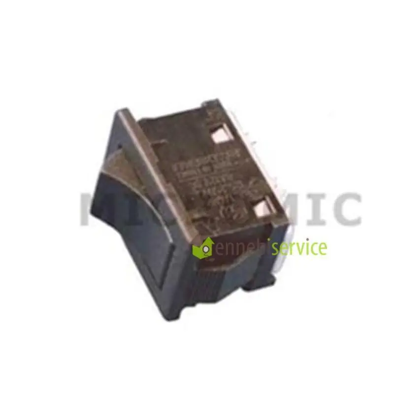 Interruttore unipolare non luminoso nero 20x13 Micromic