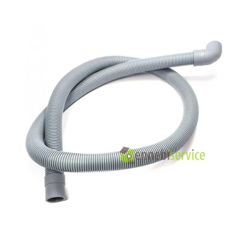 Tubo scarico per lavatrice 150cm dir/cur ø24x28mm Skl