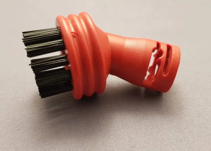 Spazzolino tondo rosso vaporetto handy Polti