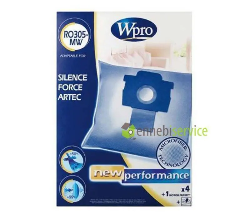 Sacchi ro305mw silence force artec 2 per Rowenta
