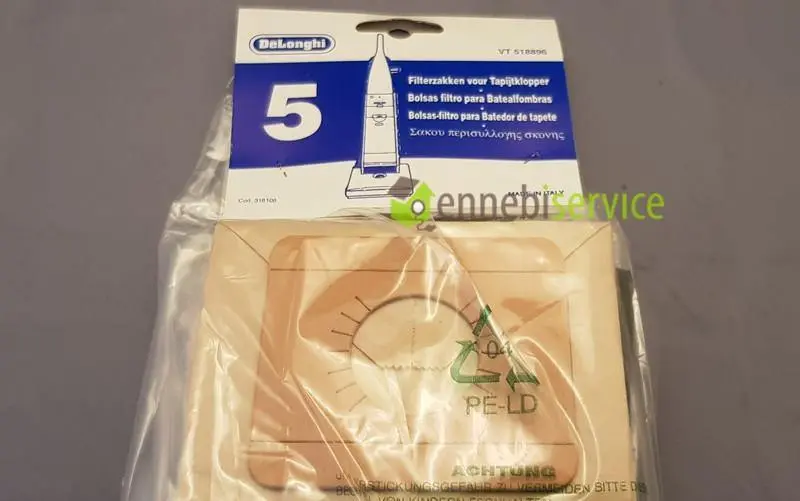 Sacchi De Longhi vt518896 battitappeto De Longhi viva originale