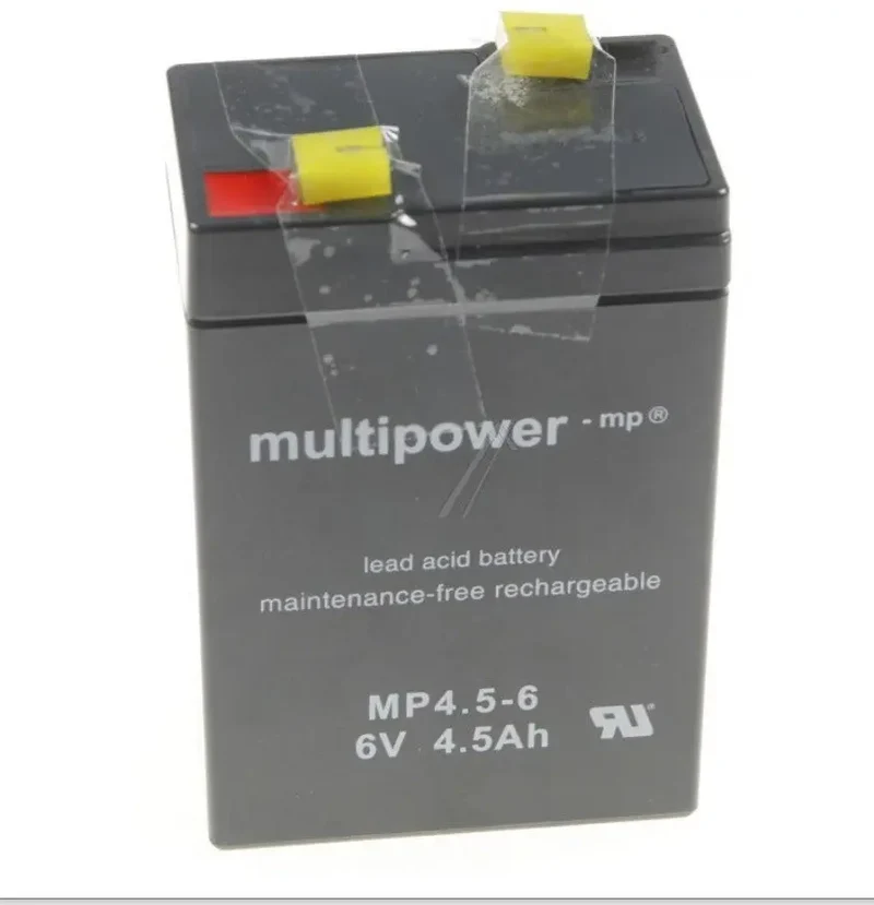 Pacco batteria al piombo contatti faston pb.6v.4ah Ennebiservice