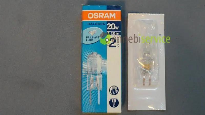 Lampadina a spillo alogena halostar 12v 10w g4 Osram