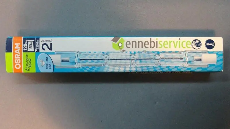 Lampada alogena lineare 117mm 120w 150w Ennebiservice