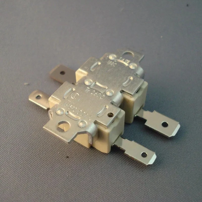 Termostato doppio 180° n.a.c/fm 6,3+termofusibile 260° vaporella forever clean Polti