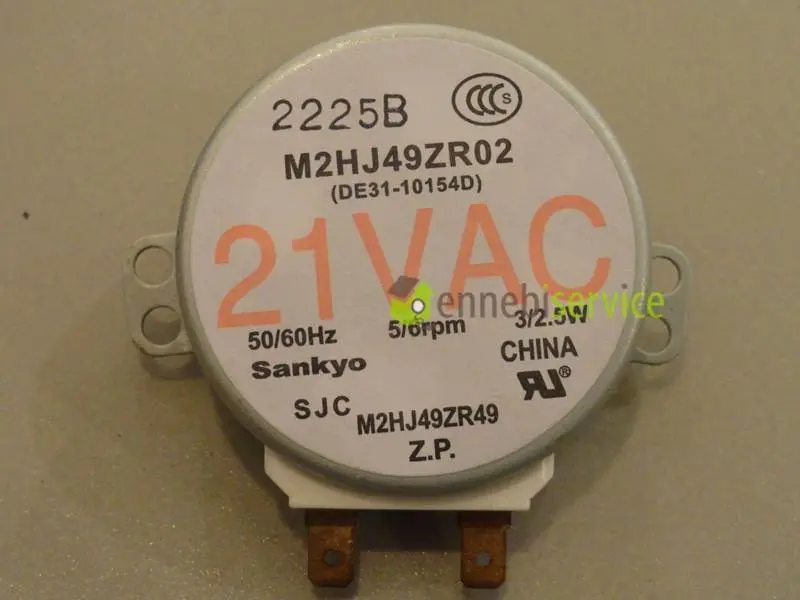 Motore girapiatto forno microonde 21v ac Moulinex afm4 m2hj49zr02