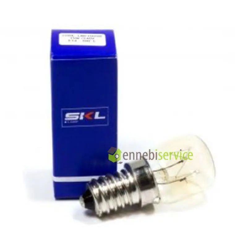 Lampadina per forno e14 15w 240v 300° Skl